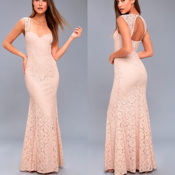 Lulus Dresses & Skirts - Lulus Blush Pink Rosetta Maxi Dress